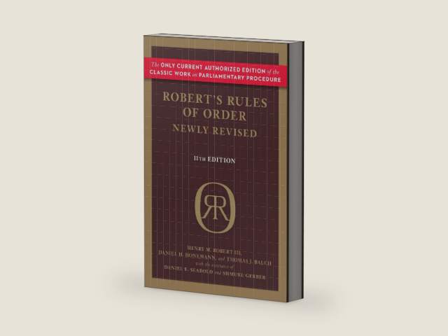 Robert's Rules of Order Newly Revised by Henry M. Robert III | barcode:9780306820205 | source:'9780306820205-right-three-quarter.jpg