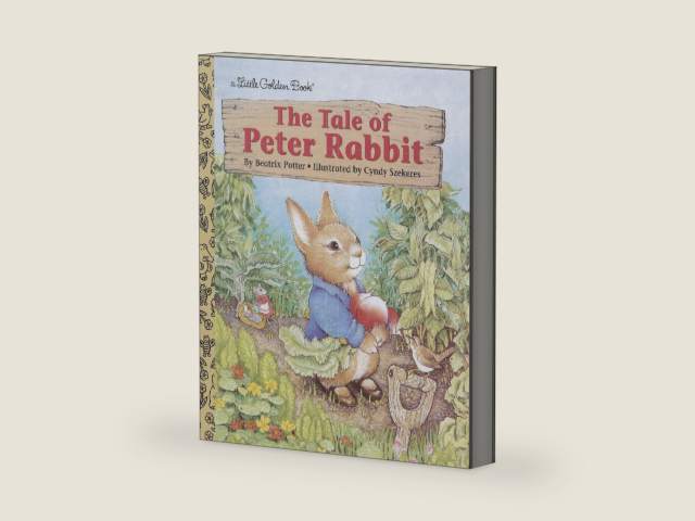 The Tale of Peter Rabbit (Little Golden Book) by Beatrix Potter | barcode:9780307030719 | source:'9780307030719-right-three-quarter.jpg