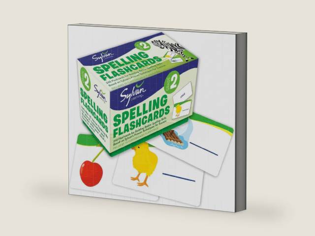 2nd Grade Spelling Flashcards: 240 Flashcards for Building Better Spelling Skills Based on Sylvan's Proven Techniques for Success (Sylvan Language Arts Flashcards) by Sylvan Learning | barcode:9780307479396 | source:'9780307479396-right-three-quarter.jpg
