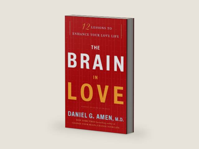 The Brain in Love: 12 Lessons to Enhance Your Love Life by Daniel G. Amen M.D. | barcode:9780307587893 | source:'9780307587893-right-three-quarter.jpg