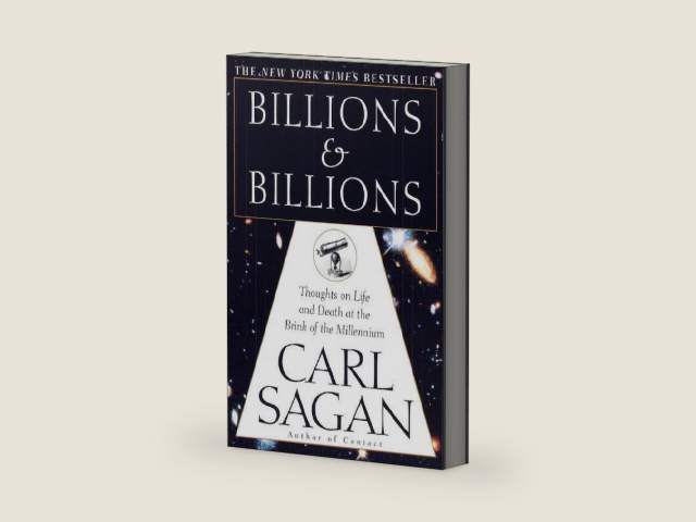 Billions & Billions: Thoughts on Life and Death at the Brink of the Millennium by Carl Sagan | barcode:9780307801029 | source:'9780307801029-right-three-quarter.jpg