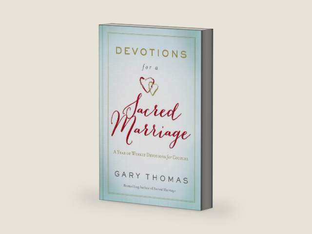 Devotions for a Sacred Marriage: A Year of Weekly Devotions for Couples (A 52-Week Devotional to Strengthen Your Relationship) by Gary Thomas | barcode:9780310085867 | source:'9780310085867-right-three-quarter.jpg