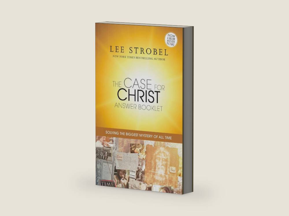 The Case for Christ Answer Booklet: Solving the Biggest Mystery of All Time (Answer Book Series) by Lee Strobel | barcode:9780310089827 | source:'9780310089827-right-three-quarter.jpg