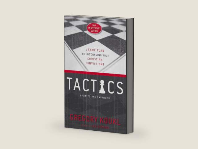 Tactics, 10th Anniversary Edition: A Game Plan for Discussing Your Christian Convictions by Gregory Koukl | barcode:9780310101468 | source:'9780310101468-right-three-quarter.jpg