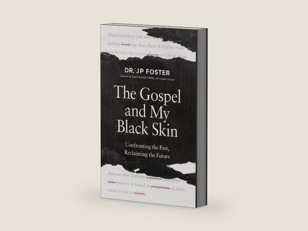 The Gospel and My Black Skin: Confronting the Past, Reclaiming the Future by JP Foster | barcode:9780310180302 | source:'9780310180302-right-three-quarter.jpg