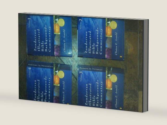 Zondervan Illustrated Bible Backgrounds Commentary Set by Clinton E. Arnold | barcode:9780310217404 | source:'9780310217404-right-three-quarter.jpg