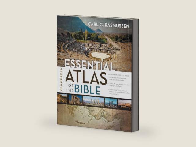 Zondervan Essential Atlas of the Bible by Carl G. Rasmussen | barcode:9780310318576 | source:'9780310318576-right-three-quarter.jpg