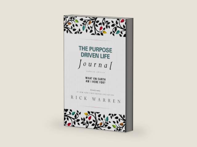 The Purpose Driven Life Journal: What on Earth Am I Here For? by Rick Warren | barcode:9780310337232 | source:'9780310337232-right-three-quarter.jpg