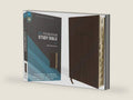 NIV, Foundation Study Bible, Leathersoft, Brown, Red Letter, Thumb Indexed by Zondervan | barcode:9780310443780 | source:'9780310443780-right-three-quarter.jpg