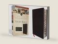 NIV, Cultural Backgrounds Study Bible (Context Changes Everything), Bonded Leather, Black, Red Letter, Thumb Indexed: Bringing to Life the Ancient World of Scripture by Zondervan | barcode:9780310444435 | source:'9780310444435-right-three-quarter.jpg