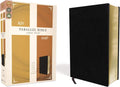 KJV, Amplified, Parallel Bible, Large Print, Bonded Leather, Black, Red Letter: Two Bible Versions Together for Study and Comparison by Zondervan | barcode:9780310446699 | source:'9780310446699.jpg