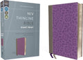 NIV, Thinline Bible, Giant Print, Leathersoft, Gray/Purple, Red Letter, Comfort Print by Zondervan | barcode:9780310448655 | source:'9780310448655.jpg