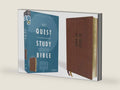 NIV, Quest Study Bible, Leathersoft, Brown, Comfort Print: The Only Q and A Study Bible by Zondervan | barcode:9780310450849 | source:'9780310450849-right-three-quarter.jpg