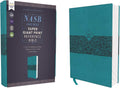 NASB, Super Giant Print Reference Bible (Font Size: 16.5-point), Leathersoft, Teal, Red Letter, 1995 Text, Comfort Print by Zondervan | barcode:9780310454960 | source:'9780310454960.jpg