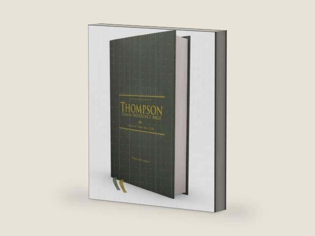 ESV, Thompson Chain-Reference Bible, Hardcover, Green, Red Letter by Zondervan | barcode:9780310459002 | source:'9780310459002-right-three-quarter.jpg