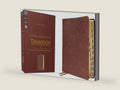 NKJV, Thompson Chain-Reference Bible, Leathersoft, Brown, Red Letter, Thumb Indexed, Comfort Print by Zondervan | barcode:9780310459422 | source:'9780310459422-right-three-quarter.jpg