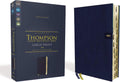 NIV, Thompson Chain-Reference Bible, Large Print, Leathersoft, Navy, Thumb Indexed, Red Letter, Comfort Print by Zondervan | barcode:9780310459750 | source:'9780310459750.jpg