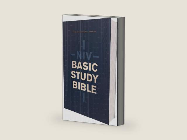 NIV, Basic Study Bible, Economy Edition, Paperback, Blue, Red Letter by Zondervan | barcode:9780310461043 | source:'9780310461043-right-three-quarter.jpg
