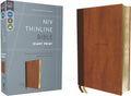 NIV, Thinline Bible, Giant Print, Leathersoft, Brown, Red Letter, Comfort Print by Zondervan | barcode:9780310463214 | source:'9780310463214.jpg