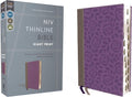 NIV, Thinline Bible, Giant Print, Leathersoft, Gray/Purple, Red Letter, Thumb Indexed, Comfort Print by Zondervan | barcode:9780310463290 | source:'9780310463290.jpg