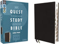 NIV, Quest Study Bible, Large Print, Bonded Leather, Black, Thumb Indexed, Comfort Print: The Only Q and A Study Bible by Christianity Today Intl. | barcode:9780310465829 | source:'9780310465829.jpg