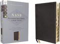 NASB, Personal Size Bible, Large Print, Genuine Leather, Calfskin, Black, Red Letter, 1995 Text, Thumb Indexed, Comfort Print by Zondervan | barcode:9780310465997 | source:'9780310465997.jpg