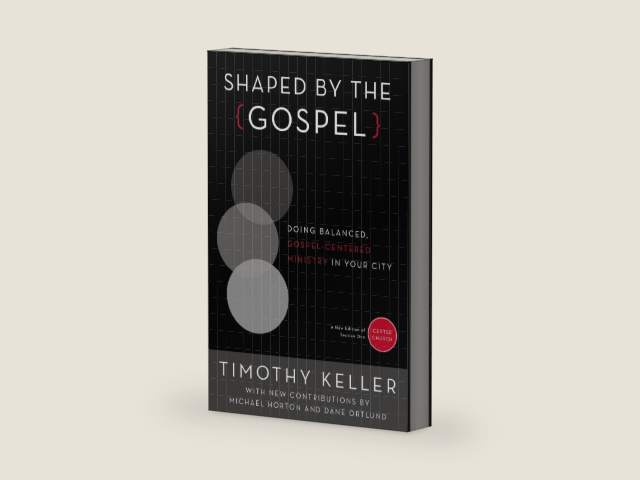 Shaped by the Gospel: Doing Balanced, Gospel-Centered Ministry in Your City (Center Church) by Timothy Keller | barcode:9780310520597 | source:'9780310520597-right-three-quarter.jpg