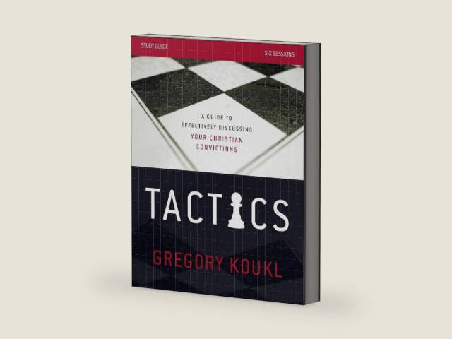 Tactics Study Guide: A Guide to Effectively Discussing Your Christian Convictions by Gregory Koukl | barcode:9780310529194 | source:'9780310529194-right-three-quarter.jpg