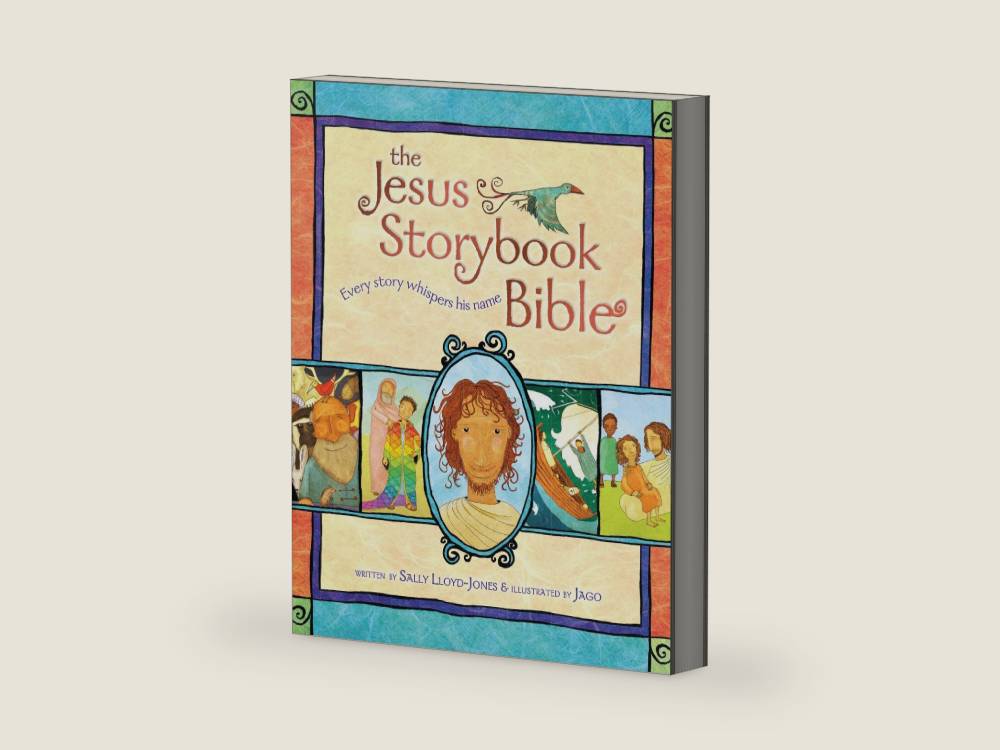 The Jesus Storybook Bible: Every Story Whispers His Name by Sally Lloyd-Jones | barcode:9780310708254 | source:'9780310708254-right-three-quarter.jpg