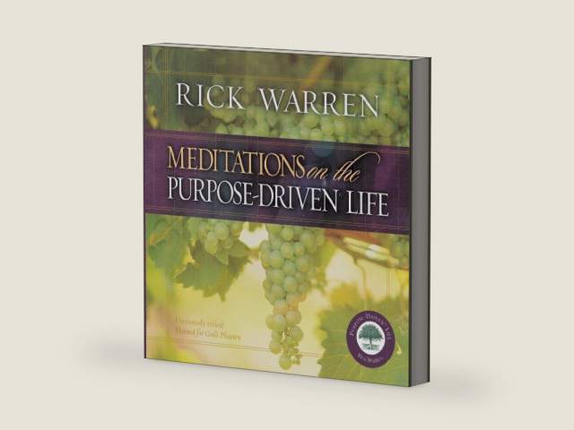Meditations on the Purpose Driven Life by Rick Warren | barcode:9780310802464 | source:'9780310802464-right-three-quarter.jpg