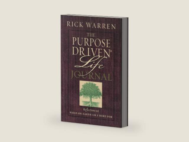 The Purpose Driven Life Journal by Rick Warren | barcode:9780310803065 | source:'9780310803065-right-three-quarter.jpg