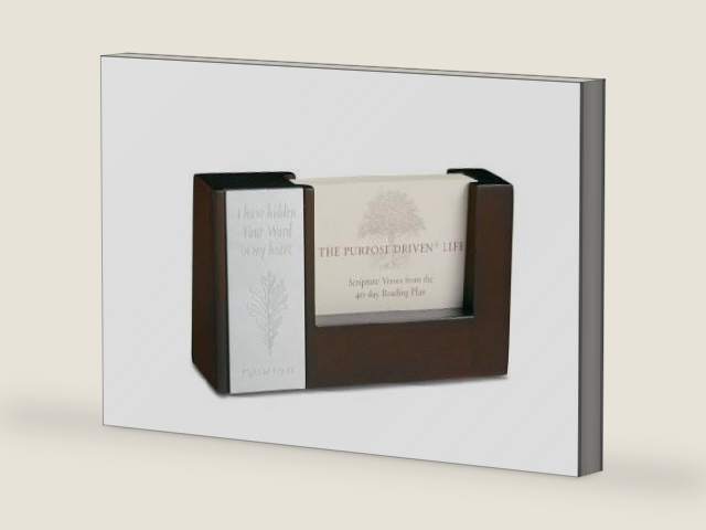 Purpose-Driven Life Scripture Keeper Plus With Cards by Rick Warren | barcode:9780310803232 | source:'9780310803232-right-three-quarter.jpg