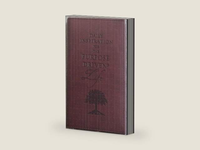 Daily Inspiration for the Purpose-Driven® Life: Scriptures and reflections from the 40 Days of Purpose by Rick Warren | barcode:9780310806738 | source:'9780310806738-right-three-quarter.jpg