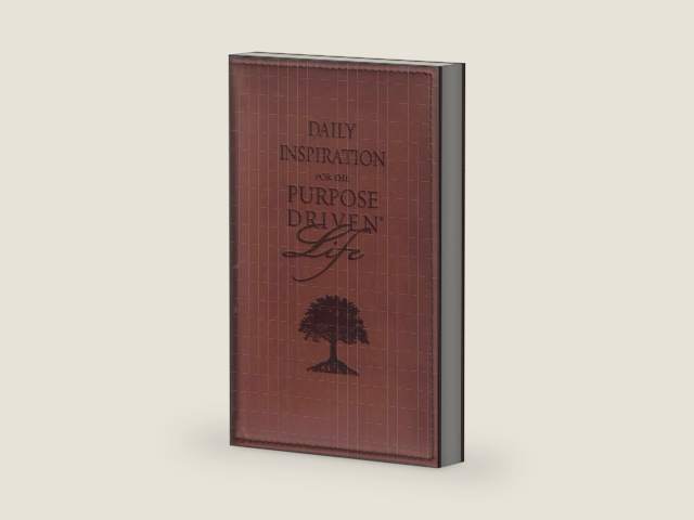 Daily Inspiration for the Purpose Driven Life Deluxe Tan by Rick Warren | barcode:9780310807254 | source:'9780310807254-right-three-quarter.jpg