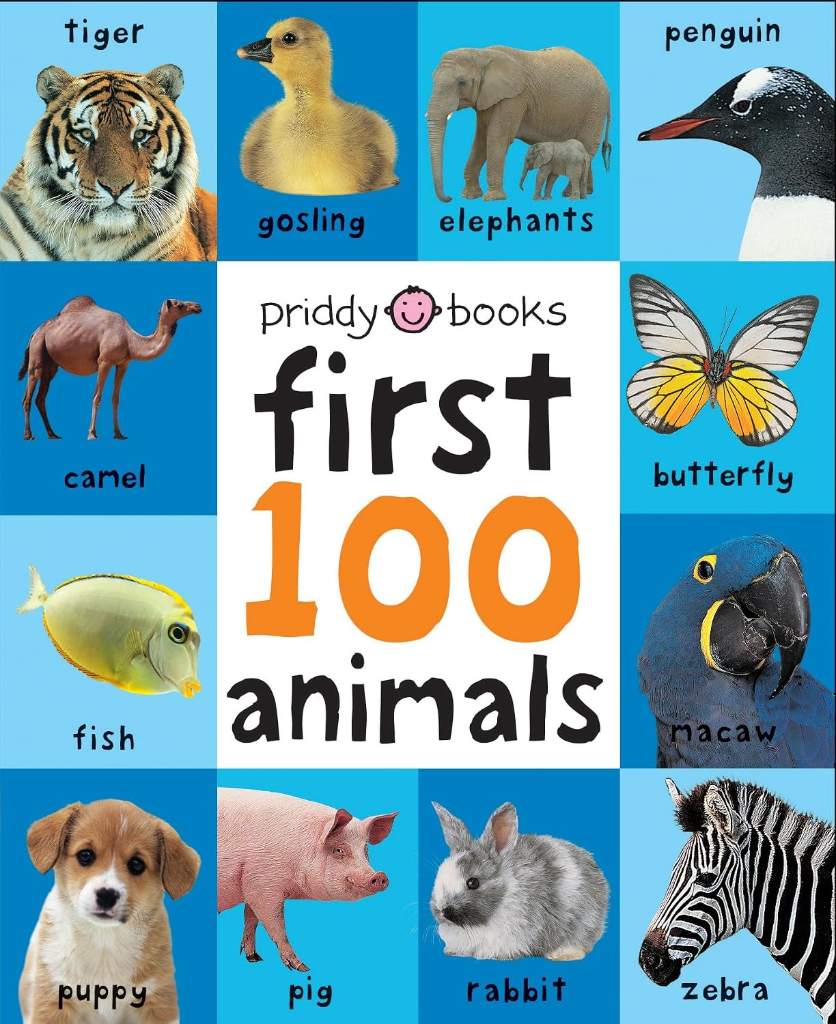 First 100 Animals: A padded book―perfect for little hands to hold by Roger Priddy | barcode:9780312510794 | source:'9780312510794.jpg