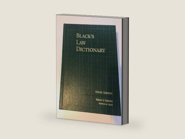 Black's Law Dictionary by Bryan A. Garner | barcode:9780314199492 | source:'9780314199492-right-three-quarter.jpg