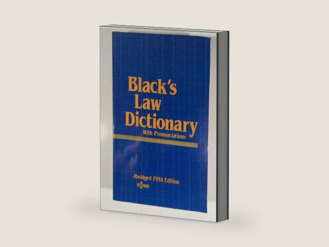 Black's Law Dictionary: Abridged Fifth Edition by Henry Campbell Black | barcode:9780314771353 | source:'9780314771353-right-three-quarter.jpg