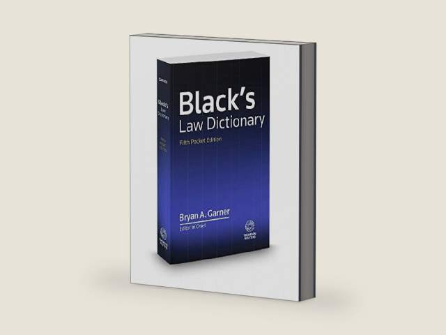 Black’s Law Dictionary, Pocket, 5th Edition by Bryan A. Garner | barcode:9780314844897 | source:'9780314844897-right-three-quarter.jpg