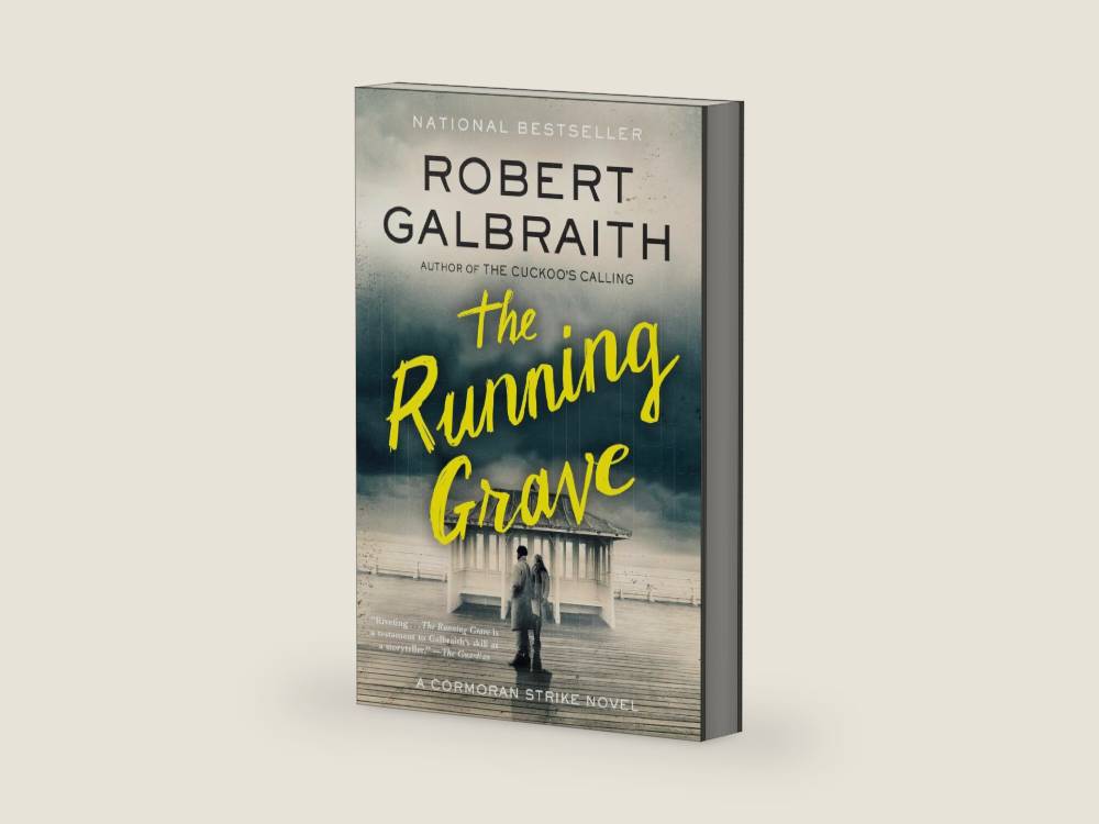 The Running Grave: A Cormoran Strike Novel by Robert Galbraith | barcode:9780316572132 | source:'9780316572132-right-three-quarter.jpg