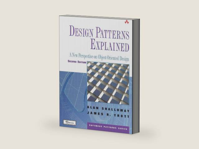Design Patterns Explained: A New Perspective on Object Oriented Design, 2nd Edition by Alan Shalloway | barcode:9780321247148 | source:'9780321247148-right-three-quarter.jpg