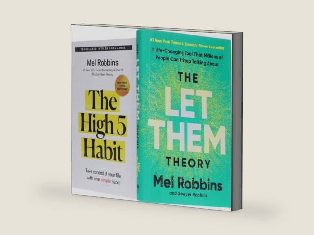 Mel Robbins 2 Books Collection Set, The Let Them Theory and The High 5 Habit (Dragon Ball) by Mel Robbins | barcode:9780321282354 | source:'9780321282354-right-three-quarter.jpg