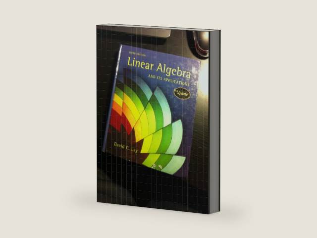 Linear Algebra and Its Applications, 3rd Updated Edition (Book & CD-ROM) by David C. Lay | barcode:9780321287137 | source:'9780321287137-right-three-quarter.jpg