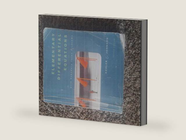 Elementary Differential Equations with Boundary Value Problems (Kohler/Johnson) by Werner Kohler | barcode:9780321288356 | source:'9780321288356-right-three-quarter.jpg