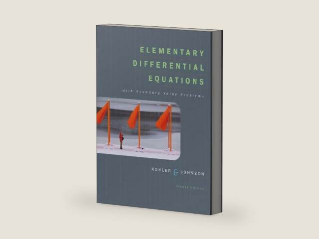 Elementary Differential Equations with Boundary Value Problems with IDE CD Package (2nd Edition) by Werner E. Kohler | barcode:9780321398505 | source:'9780321398505-right-three-quarter.jpg