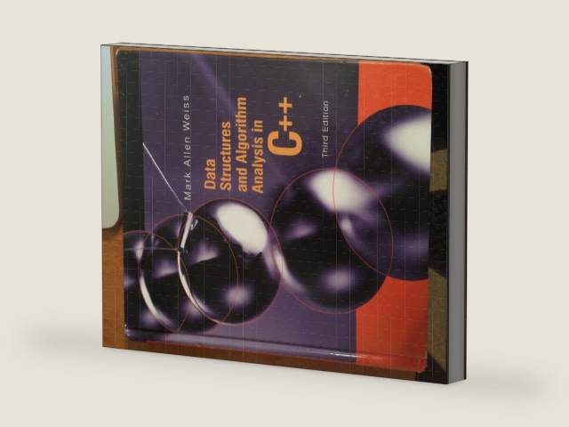 Data Structures And Algorithm Analysis in C++ by Mark Allen Weiss | barcode:9780321441461 | source:'9780321441461-right-three-quarter.jpg