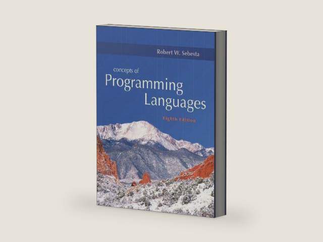 Concepts of Programming Languages by Robert W. Sebesta | barcode:9780321493620 | source:'9780321493620-right-three-quarter.jpg