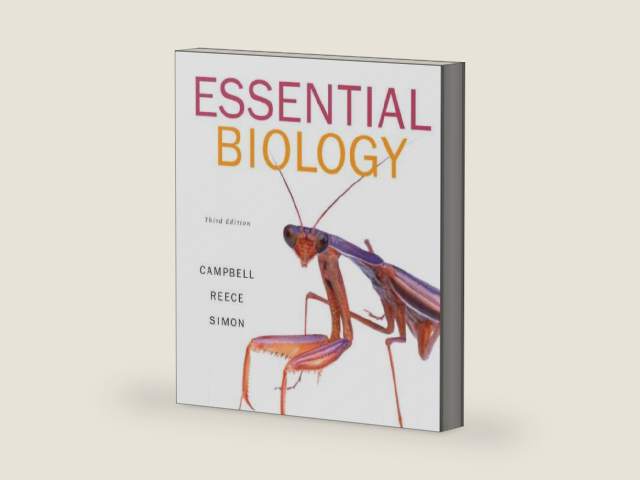 Essential Biology by Neil A. Campbell | barcode:9780321498861 | source:'9780321498861-right-three-quarter.jpg