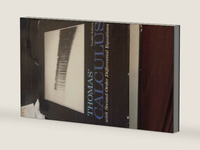 Thomas' Calculus by George Thomas Jr. | barcode:9780321587992 | source:'9780321587992-right-three-quarter.jpg