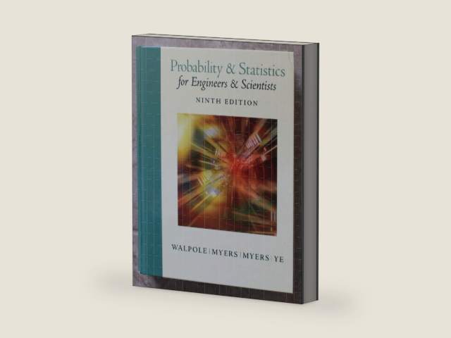 Probability and Statistics for Engineers and Scientists (9th Edition) by Ronald E. Walpole | barcode:9780321629111 | source:'9780321629111-right-three-quarter.jpg