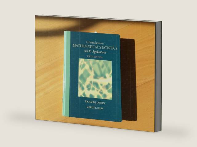 Introduction to Mathematical Statistics and Its Applications (5th Edition) by Richard J. Larsen | barcode:9780321693945 | source:'9780321693945-right-three-quarter.jpg